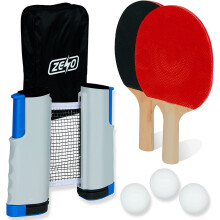 INSTANT TABLE TENNIS GAME INDOOR PORTABLE TRAVEL PING PONG BALL SET EXTENDABLE