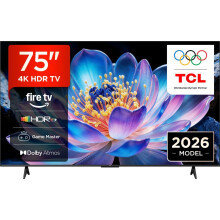 TCL 75V6D-UK 75 Inch LED 4K Ultra HD Smart TV Bluetooth WiFi