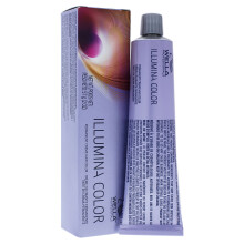 Vopsea permanentă de păr, Wella Professionals, Illumina Color, 7/43 Medium Blonde Golden Red, 60 ml