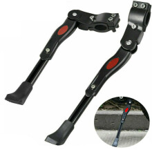 HEAVY DUTY ADJUSTABLE MOUNTAIN BIKE BICYCLE CYCLE PROP SIDE REAR KICK STAND