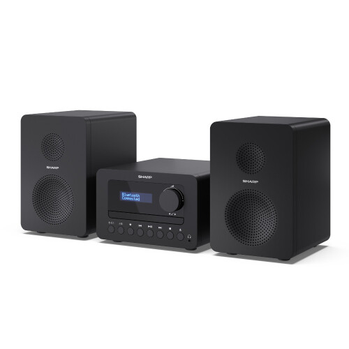 Sharp SHARP Hi Fi Micro Sound System Tokyo Bluetooth Input DAB+ CD XL-B520D(BK)