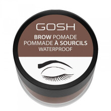 Gosh, Gosh, Rezistent la apă, Pomadă pentru sprâncene, 001, Maro, 4 ml