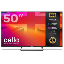 Cello C5025TZ 50 inch Smart TV 4K TIZEN OS Freeview Freesat Cloud Gaming WiFi