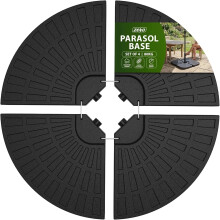 4 x OUTDOOR UMBRELLA CANTILEVER PARASOL BASE STAND SAND WATER FILLED WEIGHT 80KG