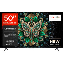TCL 50C6K-UK 50 Inch 4K Ultra HD Smart TV Bluetooth WiFi