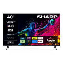 SHARP 40 Inch QLED TV Full HD TiVo Frameless Smart TV 40HE3245K 3 HDMI Inputs
