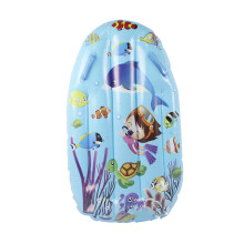 (Blue cartoon floating inflatable power board, 50*90cm) Kids Floating Board - Thickened Swim Toy for Water Park