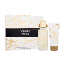 Eau De Toilette, Iceberg, For Men, 125 ml + Twice Gold, Hydrating, Shower Gel, For All Skin Types, 100 ml