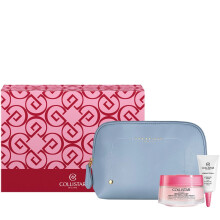 Set Collistar: Idro-Attiva+ Freshness Gel Cream Face 50 ml + Idro-Attiva+ Hydrating Day Eye Gel 15 ml + The Bridge GWP Textile Pouch Blue