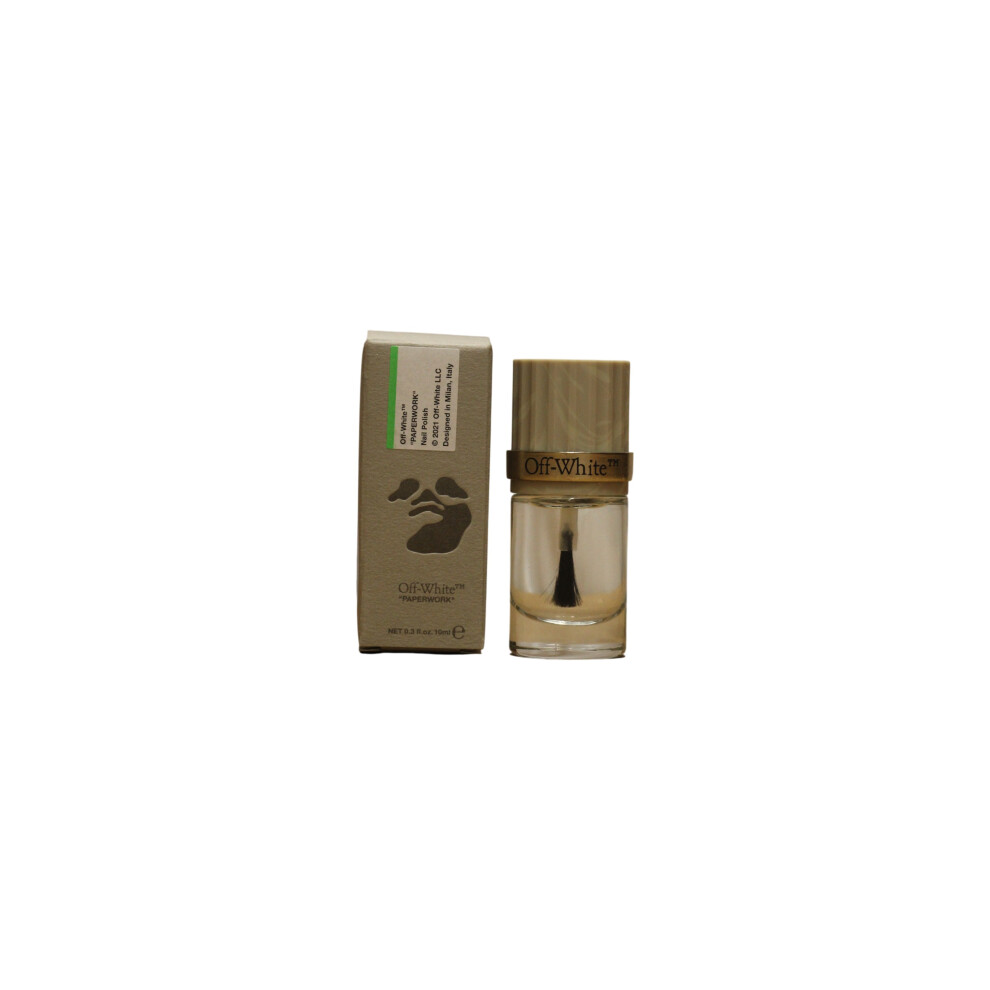Off-White Color Matter Top Coat Nail Polish 10 Ml