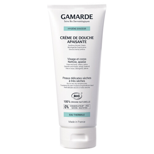 Cremă de duș, Gamarde, Hygiene, Bio, Calmant, 200 ml