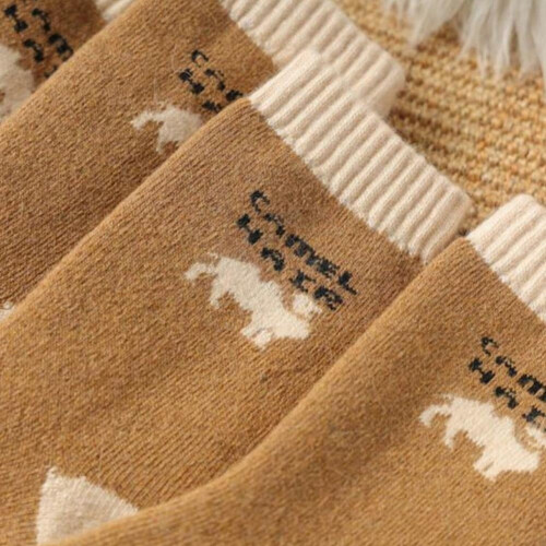 Camel Wool Socks Men's Winter Warm Outdoor Socks 1