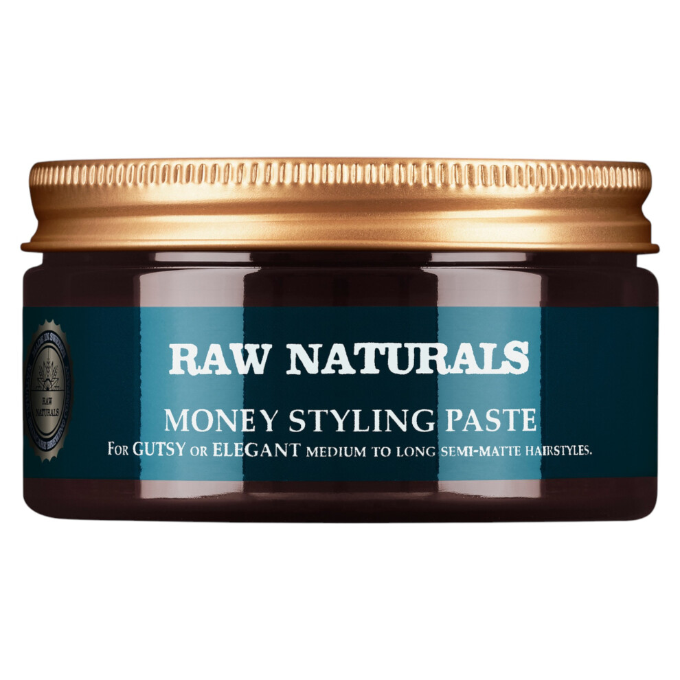 Raw Naturals Money Styling Paraben-Free Hair Styling Paste Firm Hold Medium To High Hair 100 Ml