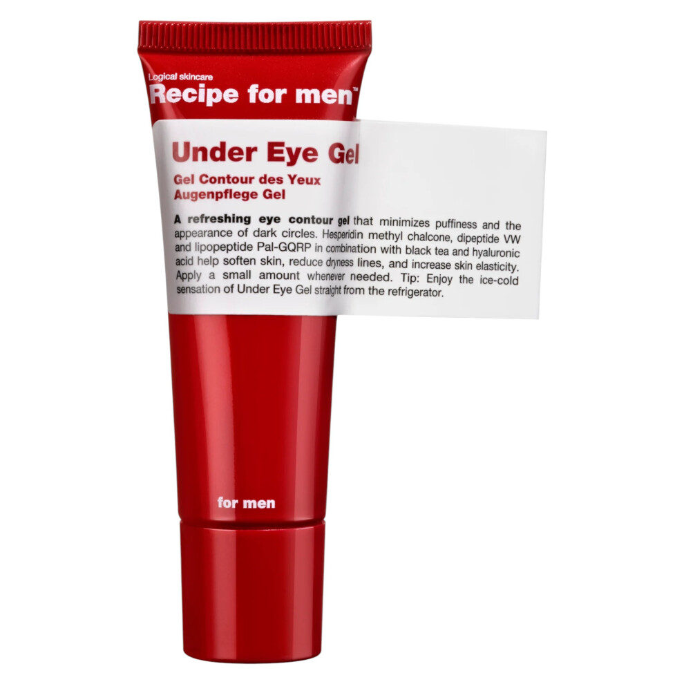 Recipe For Men Men's Light/Dark/Black Recipe For Under Eye Gel 20Ml - Image 2