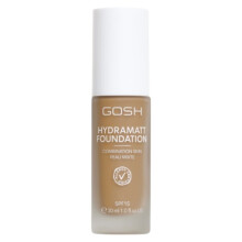 Fond de ten lichid, Gosh, Hydramatt, Mat, 014Y, Întunecat, SPF15, 30 ml