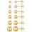 Stainless Steel Stud Earrings with Cubic Zirconia 1