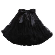 Lolita petticoat puffy layered tutu skirt with bow