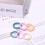 Silicone Wedding Ring for Women 3mm Thin Braided Band Size 5