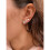 Stainless Steel CZ Stud Earrings 5 Pairs 4