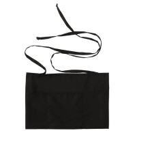 Black Waist Apron with 3 Pockets