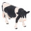 Cow Figurine Black and White Cattle Statue 1 Piece 1