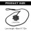 Car Parcel Shelf String Cord 2PCS Universal Tear-Resistant 2