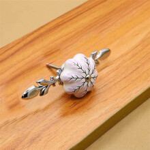 Ceramic Knobs Blue White 41mm for Cabinet Drawer