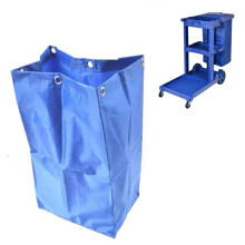 Cleaning Cart Bag Blue Thickened Replacement