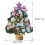 Pink Mini Artificial Christmas Tree with Lights 2