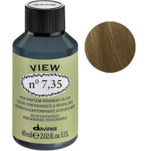 Vopsea de păr demi-permanentă, Davines, View, 7.35, 60 ml