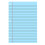 Colored Loose Leaf Paper College Ruled 3-Hole Punched 6 1