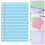 Colored Loose Leaf Paper College Ruled 3-Hole Punched 6 2