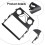2 Din Car Stereo Dash Panel Frame for Ford Fusion Mondeo 4