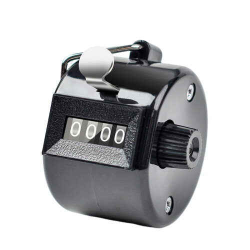 Handheld Tally Counter 4-Digit Mechanical Clicker