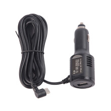 USB Car Charger Adapter with 3.4m Angled USB-C Cable
