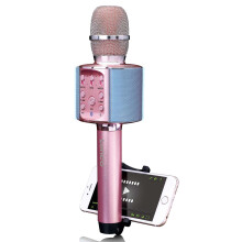 Bluetooth Karaoke Microphone with Speaker & LED Lights