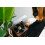 Bluetooth Turntable with Built-In Speakers, Brown, 33/45 RPM 12