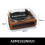 Bluetooth Turntable with Built-In Speakers, Brown, 33/45 RPM 14