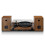 Record Player with Bluetooth, Built-In Amp, 2 Speakers 5