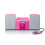 Pink Micro Stereo Set with CD Player and FM Radio 4