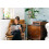 Bluetooth Turntable with Built-In Speakers, Brown, 33/45 RPM 10