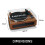 Bluetooth Turntable with Built-In Speakers, Brown, 33/45 RPM 11