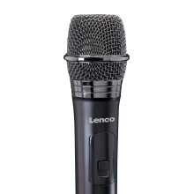 Wireless Microphone with 6.3mm Receiver, Battery Powered
