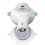 Bluetooth Karaoke Microphone with SD Slot, LED Lights, White 4