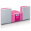 Pink Micro Stereo Set with CD Player and FM Radio 8