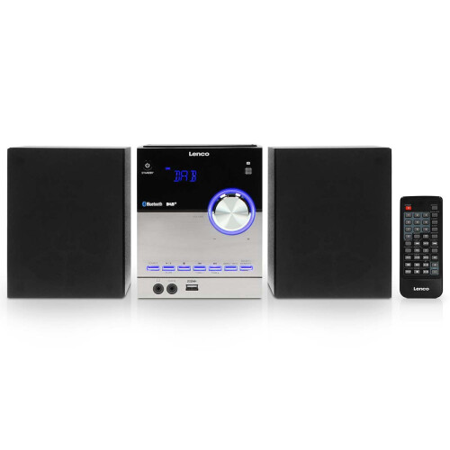 DAB+/FM/CD/Bluetooth/USB Stereo System - Black