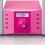 Pink Micro Stereo Set with CD Player and FM Radio 9