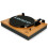 Bluetooth Record Player with Dual Wood Speakers, Auto-Stop 7