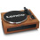 Bluetooth Turntable with Built-In Speakers, Brown, 33/45 RPM 4