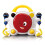 Kids Portable Bluetooth CD Player with 2 Mics & Antishock 7